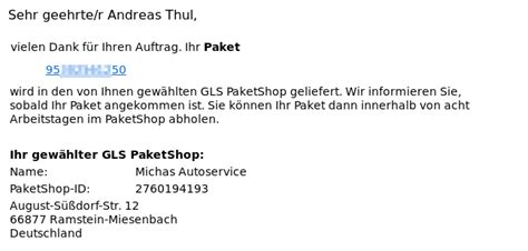 gls paket umleitung.